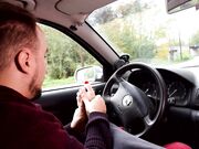 Czech Soles - Her BIG Smelly Feet In Car Are A Turn On (Foot Smelling, Big Feet, Foot Worship, Teen Feet, Soles) 