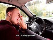 Czech Soles - Her BIG Smelly Feet In Car Are A Turn On (Foot Smelling, Big Feet, Foot Worship, Teen Feet, Soles) 