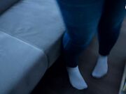 Czech Soles - Lazy BBW Police Woman's Smelly Socks And Feet (Big Feet, Socks, Bare Feet, Worn Socks, Police Feet) 