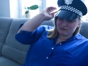 Czech Soles - Lazy BBW Police Woman's Smelly Socks And Feet (Big Feet, Socks, Bare Feet, Worn Socks, Police Feet) 