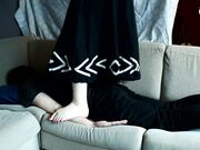 Czech Soles - Light Trampling On Her Submissive Boyfriend (Foot Crushing, Foot Worship, Sexy Feet, Czech Soles) 