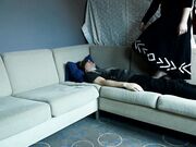 Czech Soles - Light Trampling On Her Submissive Boyfriend (Foot Crushing, Foot Worship, Sexy Feet, Czech Soles) 