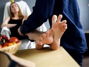 Czech Soles - Loyal Subject At Princess's Feet (Foot Worship, Foot Domination, Foot, High Heels, Bare Feet) 