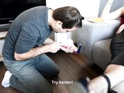 Czech Soles - Madam Cat And Her Foot Slave (Femdom, Foot Domination, Dominatrix, Feet) 