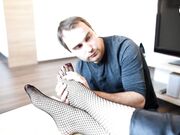 Czech Soles - Madam Cat And Her Foot Slave (Femdom, Foot Domination, Dominatrix, Feet) 