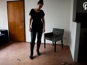 Czech Soles - Madam Cat Crushing Puny Cars Under Her Boots (Trampling, Foot Fetish, Big Feet, Foot Crushing,Soles) 