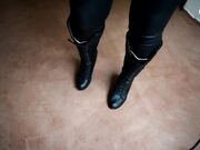 Czech Soles - Madam Cat Crushing Puny Cars Under Her Boots (Trampling, Foot Fetish, Big Feet, Foot Crushing,Soles) 