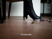 Czech Soles - Madam Cat Crushing Puny Cars Under Her Boots (Trampling, Foot Fetish, Big Feet, Foot Crushing,Soles) 