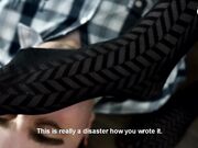 Czech Soles - Mean Boss Office Domination In Pantyhose (Foot Worship,Worn Pantyhose, Office Feet) 