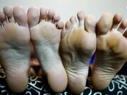 Czech Soles - Measuring And Comparing Their Sexy Bare Feet (Lesbian Feet, Foot Fetish) 