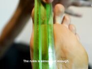 Czech Soles - Measuring And Comparing Their Sexy Bare Feet (Lesbian Feet, Foot Fetish) 