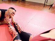 Czech Soles - Mixed Wrestling Foot Domination (Footdom, Wrestling Feet, Foot Smother, Foot Worship, Femdom, Toes) 