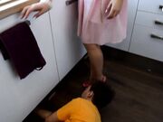 Czech Soles - Naughty Plumber At Her Feet (High Heels, Foot Worship, Long Toes, Soles) 