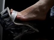 Czech Soles - Office POV Foot Worship - Kettu's Bare Feet In High Heels (Czech Soles, Wrinkly Soles, Sexy Feet,) 