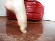 Czech Soles - Oiling Spree On Her Sexy Bare Feet POV (Foot Fetish, Czech Soles,Teen Feet) 