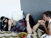 Czech Soles - Oriental Princess And Her Servant (Big Feet, Foot Worship, Foot Slave, Foot Domination,Foot Goddess) 