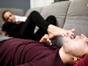 Czech Soles - Pushed To Smell Megan's Sneakers, Socks And Feet After Gym (Footdom, Femdom, Gym Socks, Foot Smell) 