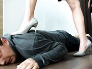 Czech Soles - Robber Get's Humiliated By Two Asian Girls' Feet (Footfom, Foot Slave,Toes) 