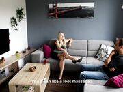 Czech Soles - Sexy Psychologist Making Patient Worship Her Feet, Part 1 (Foot Worship, Foot Control, Office Feet) 