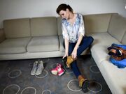 Czech Soles - Sexy Sleepy Feet POV   Trying On Shoes (Foot Fetish, High Heels, Socks, Pov Foot Worship, Sexy Toes) 