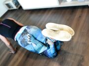 Czech Soles - Sporty Girl's Sweaty Feet And Nice Socks Tease (Interview, Sweaty Feet, Gym Socks, Pov Foot Worship) 