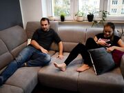 Czech Soles - Step-Sister Pushed Foot Smelling (Footdom, Femdom, Wrestling, Foot Smother, Foot Fight, Long Toes 