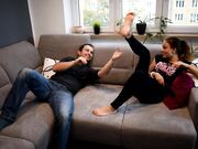 Czech Soles - Step-Sister Pushed Foot Smelling (Footdom, Femdom, Wrestling, Foot Smother, Foot Fight, Long Toes 