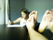 Czech Soles - Stinky Feet At Workplace, POV Ignore (Smelly Feet, Foot Sniffing, Long Toes, Sexy Feet, Czech Soles) 