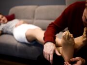 Czech Soles - Sweaty Nylons Worship (Pantyhose Ripping, Worn Pantyhose, Foot Worship, Foot Smelling, Long Toes) 