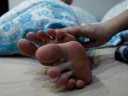 Czech Soles - Two Girls Worshiping Their BIG Feet In Bed (Lesbian Feet, Foot Worship) 