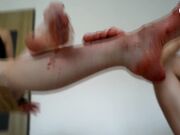 Czech Soles - Two Sexy Foot Girls Crushing Strawberries Under Their Soles (Lesbian Feet, Foot Tease, Sexy Feet) 