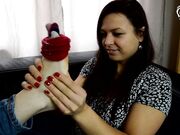 Czech Soles - Two Sisters Foot Love And Play (Lesbian Feet, Foot Teasing, Socks, Worn Socks, Bare Feet, Soles) 