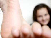 Czech Soles - Ty Girl Pushed Foot Worship, POV (Foot Domination, Teen Femdom) 
