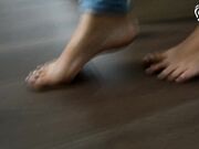 Czech Soles - Walking Barefoot And Getting Her Sexy Soles Very Dirty¡ (Dirty Feet, Long Toes, Tiny Tina Feet) 