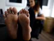 Czech Soles - Watch Megan Play With Her Sexy Feet, POV (Foot Tease, Long Toes, Soles) 