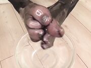 premium tease stocking japan soles feet footjob oiled