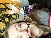 Freckled Feet -  had the day off of work so I tried to match