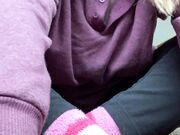 Freckled Feet -  loooove fuzzy socks but I love being barefo