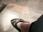 Freckled Feet -  quick shoe dangle from brunch yesterday1324