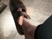 Freckled Feet -  quick shoe dangle from brunch yesterday1324