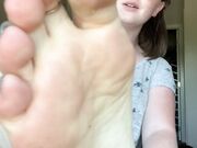 Freckled Feet -  short minute of femdom findom because that$