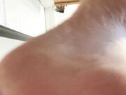 Freckled Feet - A little unaware giantess while I get ready 