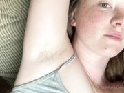 Freckled Feet - Armpit lovers  Do you prefer shaven, stubbly