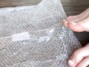 Freckled Feet - Bubble wrap pop ASMR Fun fact  whenever I ge