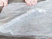 Freckled Feet - Bubble wrap pop ASMR Fun fact  whenever I ge