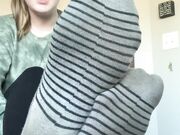 Freckled Feet - Do I have any dirty sock   humiliation lover