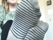 Freckled Feet - Do I have any dirty sock   humiliation lover