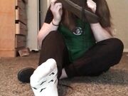 Freckled Feet - Ever wondered what a baristas shoes socks sm