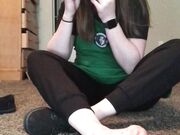 Freckled Feet - Ever wondered what a baristas shoes socks sm