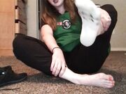 Freckled Feet - Ever wondered what a baristas shoes socks sm